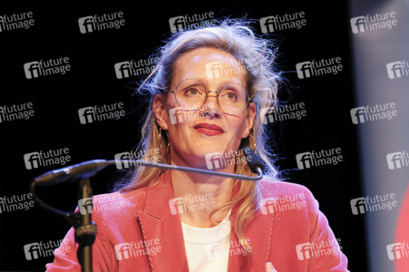 Dietmar Bär, Anna Schudt und Thomas Böhm auf der lit.Cologne 2024 in Köln