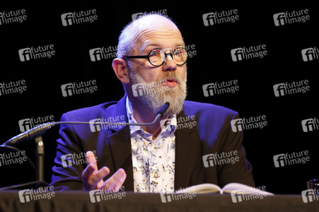Dietmar Bär, Anna Schudt und Thomas Böhm auf der lit.Cologne 2024 in Köln