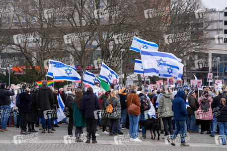 Demonstration gegen Antisemitismus in Berlin