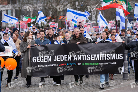 Demonstration gegen Antisemitismus in Berlin
