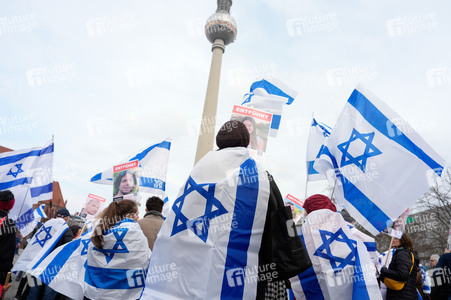 Demonstration gegen Antisemitismus in Berlin