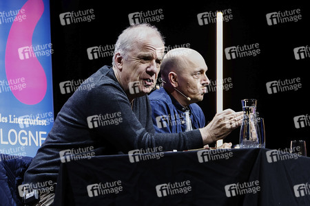 Hubertus Meyer-Burckhardt und Bernhard Hoëcker auf der lit.Cologne 2024 in Köln