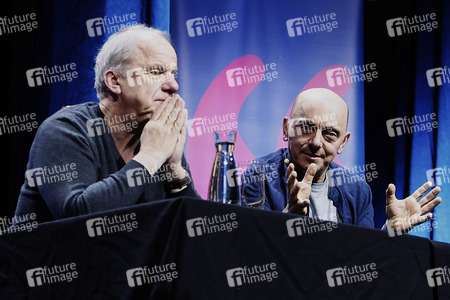 Hubertus Meyer-Burckhardt und Bernhard Hoëcker auf der lit.Cologne 2024 in Köln