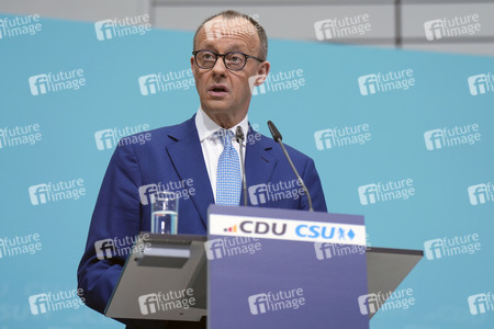 Sitzung der Präsidien der CDU und der CSU zum Europawahlprogramm in Berlin
