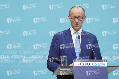 Sitzung der Präsidien der CDU und der CSU zum Europawahlprogramm in Berlin