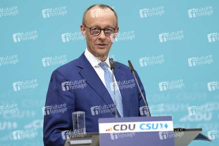 Sitzung der Präsidien der CDU und der CSU zum Europawahlprogramm in Berlin