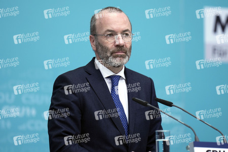 Sitzung der Präsidien der CDU und der CSU zum Europawahlprogramm in Berlin