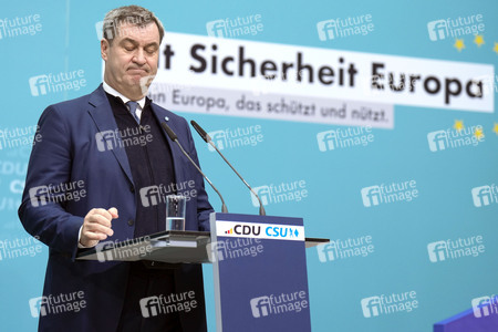 Sitzung der Präsidien der CDU und der CSU zum Europawahlprogramm in Berlin
