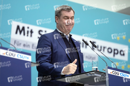 Sitzung der Präsidien der CDU und der CSU zum Europawahlprogramm in Berlin