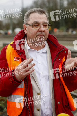 Pressetermin zu den Arbeiten am Elektronischen Stellwerk in Köln
