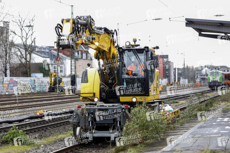 Pressetermin zu den Arbeiten am Elektronischen Stellwerk in Köln