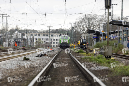 Pressetermin zu den Arbeiten am Elektronischen Stellwerk in Köln