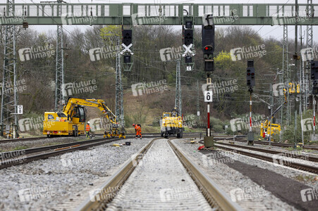 Pressetermin zu den Arbeiten am Elektronischen Stellwerk in Köln