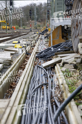 Pressetermin zu den Arbeiten am Elektronischen Stellwerk in Köln