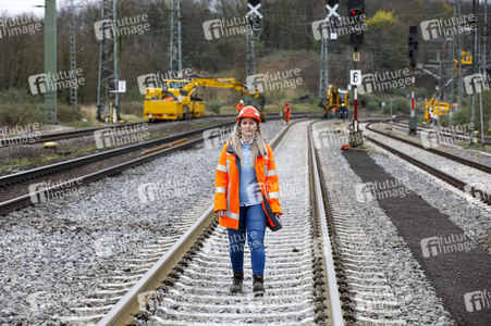 Pressetermin zu den Arbeiten am Elektronischen Stellwerk in Köln