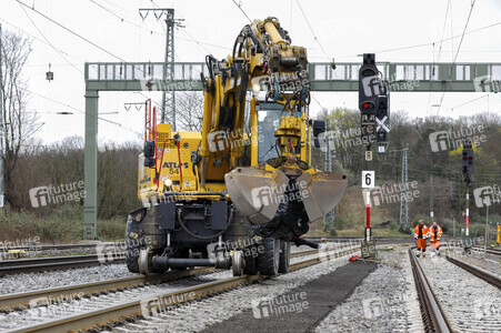 Pressetermin zu den Arbeiten am Elektronischen Stellwerk in Köln