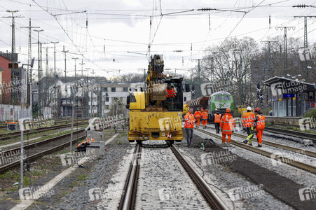 Pressetermin zu den Arbeiten am Elektronischen Stellwerk in Köln