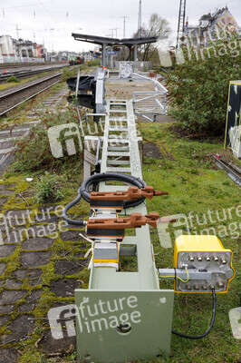 Pressetermin zu den Arbeiten am Elektronischen Stellwerk in Köln