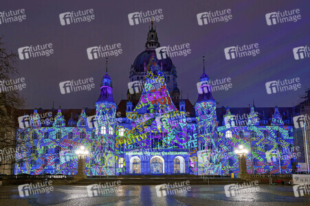 Handball-Illumination in Hannover