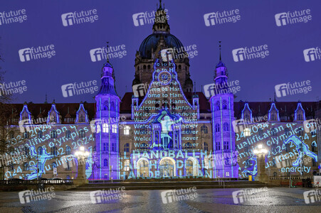 Handball-Illumination in Hannover