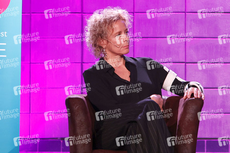 Katja Riemann und Harald Welzer auf der lit.Cologne 2024 in Köln