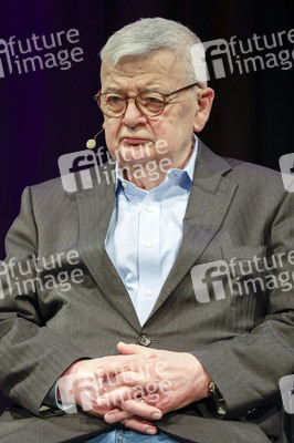 Joschka Fischer und Herfried Münkler auf der lit.Cologne 2024