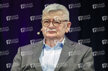 Joschka Fischer und Herfried Münkler auf der lit.Cologne 2024