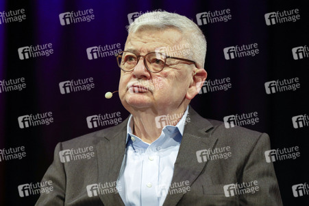 Joschka Fischer und Herfried Münkler auf der lit.Cologne 2024