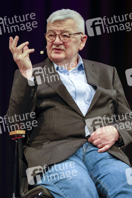 Joschka Fischer und Herfried Münkler auf der lit.Cologne 2024