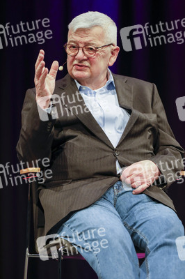 Joschka Fischer und Herfried Münkler auf der lit.Cologne 2024