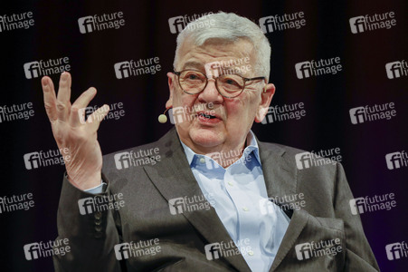 Joschka Fischer und Herfried Münkler auf der lit.Cologne 2024