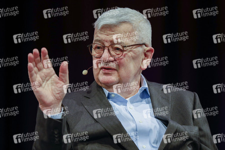 Joschka Fischer und Herfried Münkler auf der lit.Cologne 2024