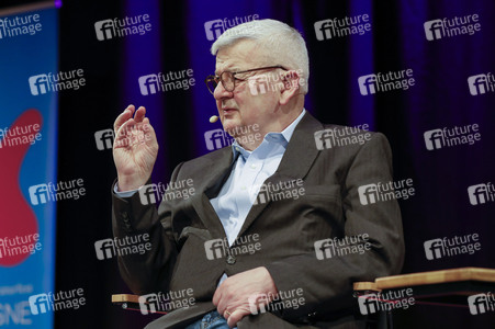 Joschka Fischer und Herfried Münkler auf der lit.Cologne 2024