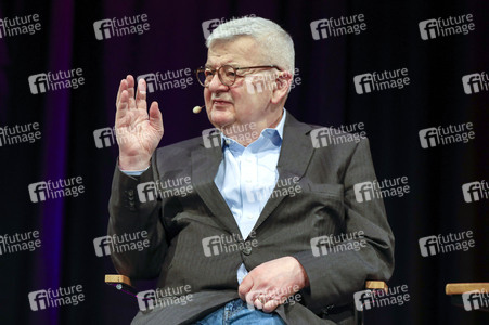 Joschka Fischer und Herfried Münkler auf der lit.Cologne 2024