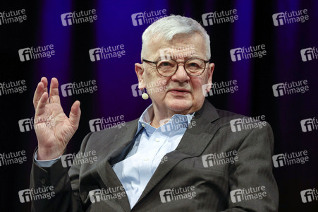 Joschka Fischer und Herfried Münkler auf der lit.Cologne 2024