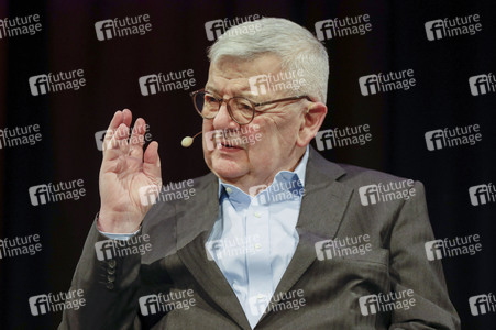 Joschka Fischer und Herfried Münkler auf der lit.Cologne 2024
