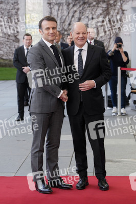 Empfang des Ministerpräsidenten von Polen und des Staatspräsidenten der Französischen Republik in Berlin