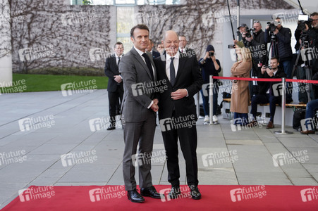 Empfang des Ministerpräsidenten von Polen und des Staatspräsidenten der Französischen Republik in Berlin