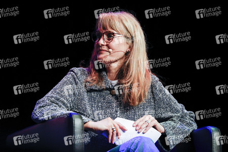 Frank Schätzing und Florence Gaub auf der lit.Cologne 2024 in Köln