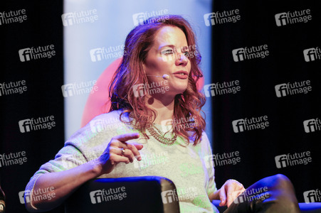 Frank Schätzing und Florence Gaub auf der lit.Cologne 2024 in Köln