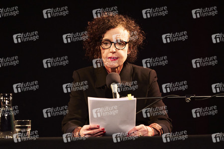 Jan Schomburg und Maria Schrader auf der lit.Cologne 2024 in Köln