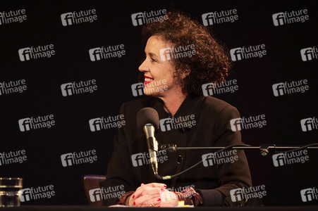 Jan Schomburg und Maria Schrader auf der lit.Cologne 2024 in Köln