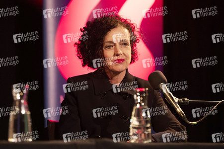 Jan Schomburg und Maria Schrader auf der lit.Cologne 2024 in Köln