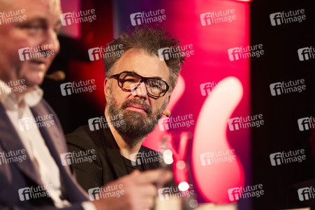 Jan Schomburg und Maria Schrader auf der lit.Cologne 2024 in Köln