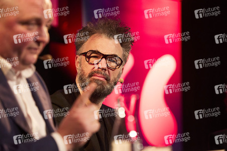 Jan Schomburg und Maria Schrader auf der lit.Cologne 2024 in Köln