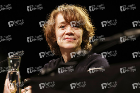 Bjarne Mädel, Angelika Richter und Matthias Brandt auf der lit.Cologne 2024 in Köln