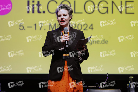 Annette Frier und Michael Kessler auf der lit.Cologne 2024 in Köln
