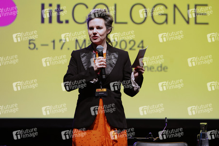 Annette Frier und Michael Kessler auf der lit.Cologne 2024 in Köln