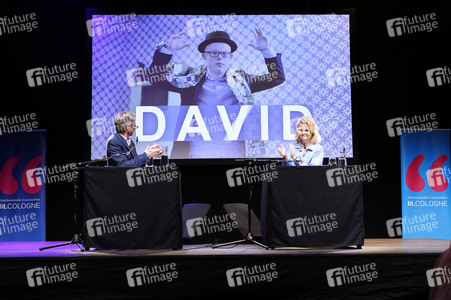 Annette Frier und Michael Kessler auf der lit.Cologne 2024 in Köln