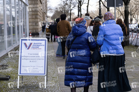 Russische Präsidentschaftswahl in Berlin